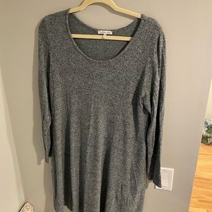 Charlotte Russe XL blackish/grayish long sleeve dress